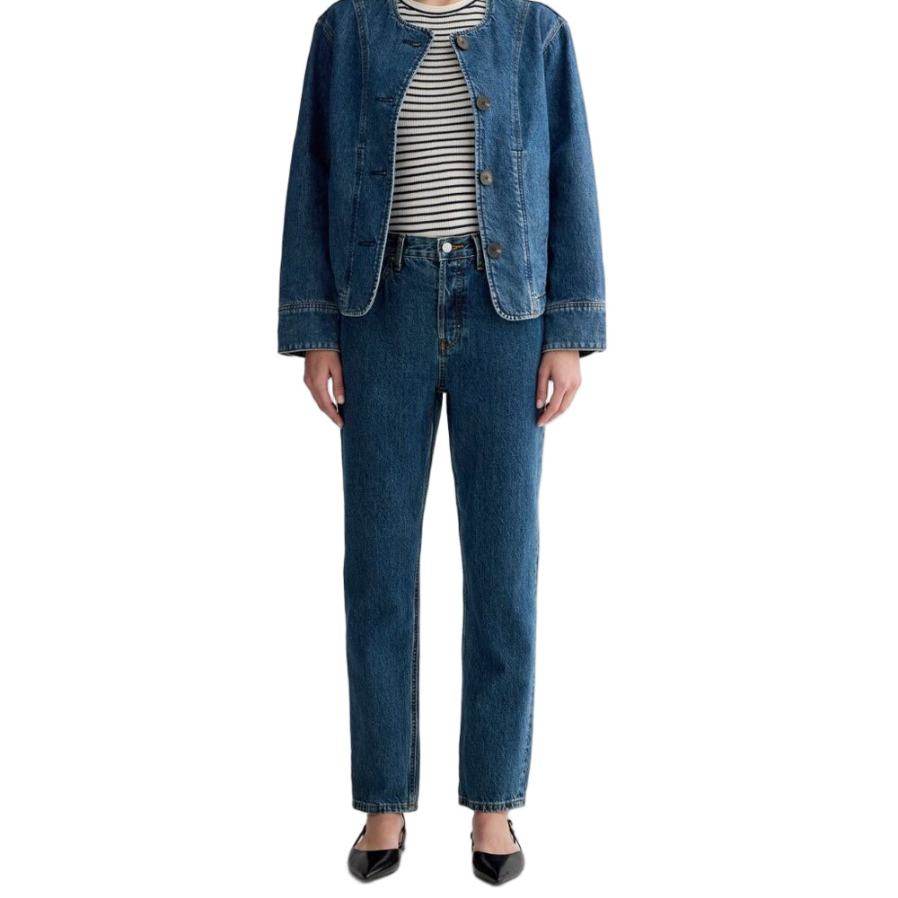 NWT EVERLANE The '90s Cheeky Jean in Atlantic Blue Women's Size 29 Ankle